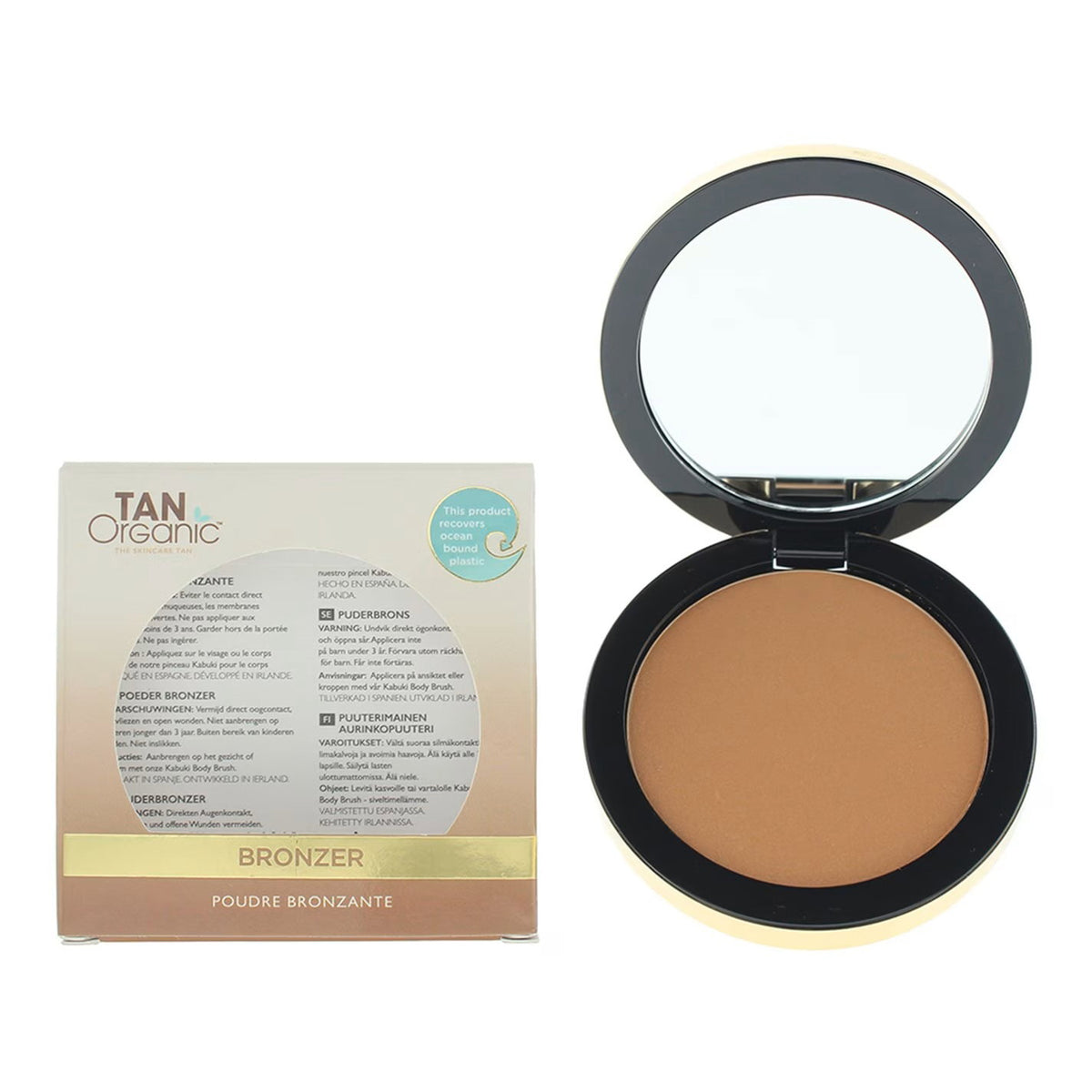 Tan Organic, Tan Organic, Bronzer Kompaktpuder, 10 g