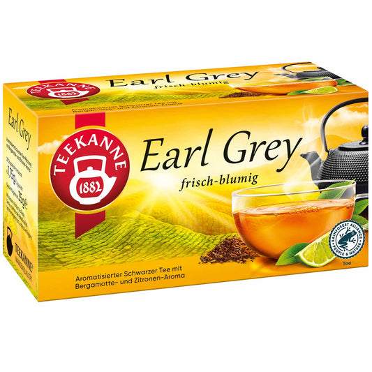 Teekanne Earl Grey 20er Schwarztee Verpackung