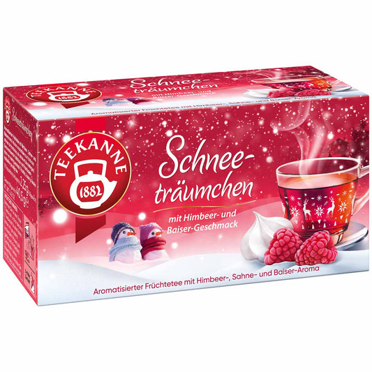 Teekanne Schneeträumchen Früchtetee 18 Beutel Himbeer-Baiser