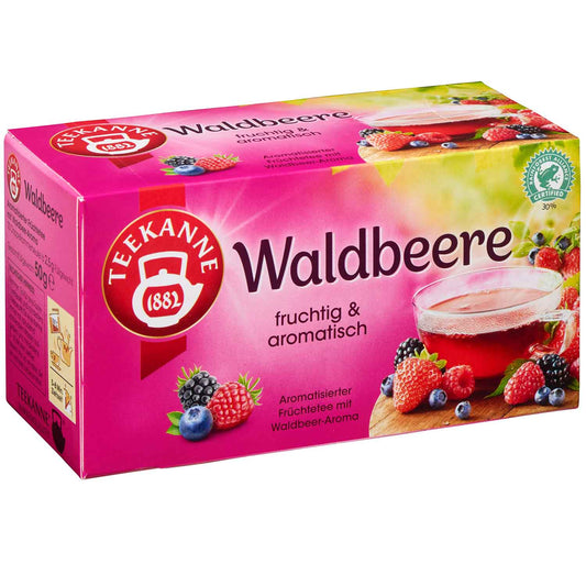 Teekanne Waldbeere Früchtetee 20 Beutel Aromabeutel