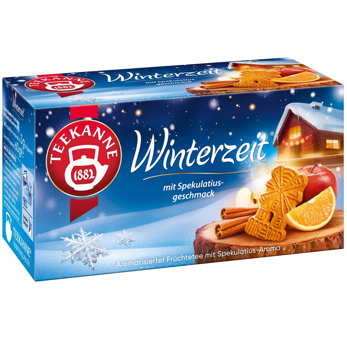 Teekanne Winterzeit Früchtetee 20 Beutel Spekulatiusgeschmack