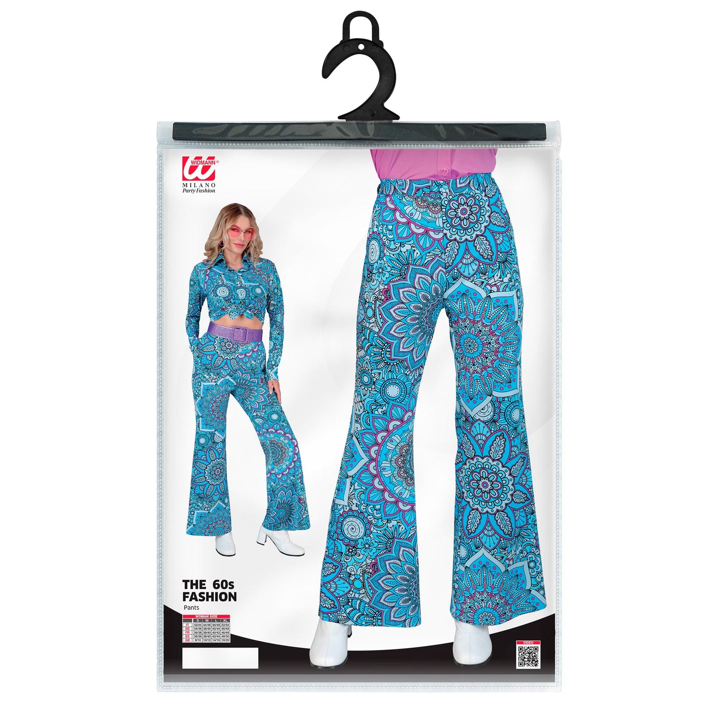 "THE 60s FASHION - blue mandala" (Hose) – Ansicht 4