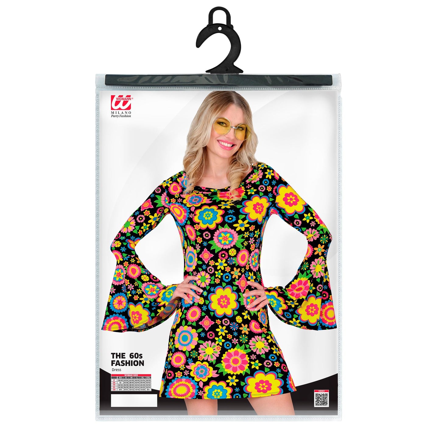 "THE 60s FASHION -colorful flowers" (Kleid) – Ansicht 3