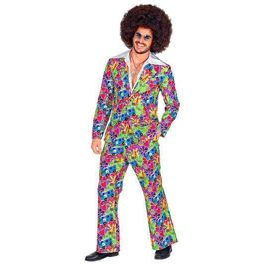 "THE 60s FASHION -peace bus" (Jackett, Hose) – Vorderansicht