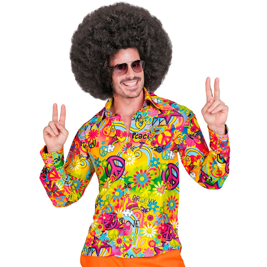 "THE 60s FASHION -peace & love" (Hemd) – Vorderansicht