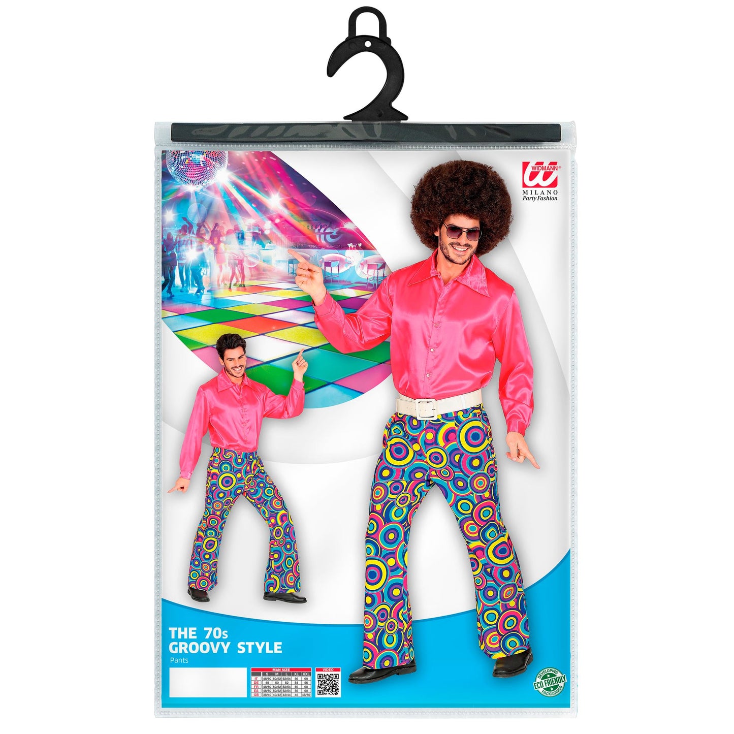 "THE 70s GROOVY STYLE - blue bubbles" (Hose) – Ansicht 5