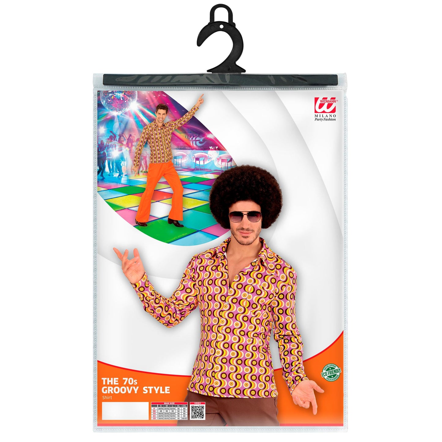 "THE 70s GROOVY STYLE - discs" (Hemd) – Ansicht 5