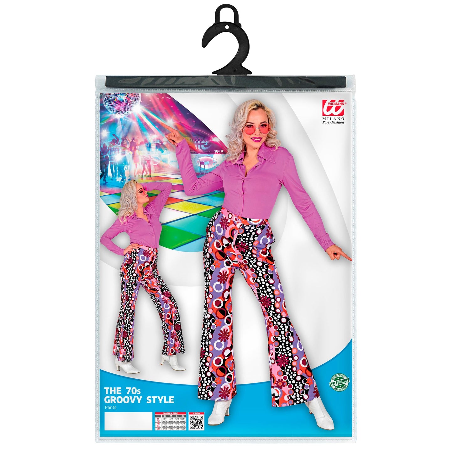 "THE 70s GROOVY STYLE - pink tiny bubbles" (Hose) – Ansicht 5