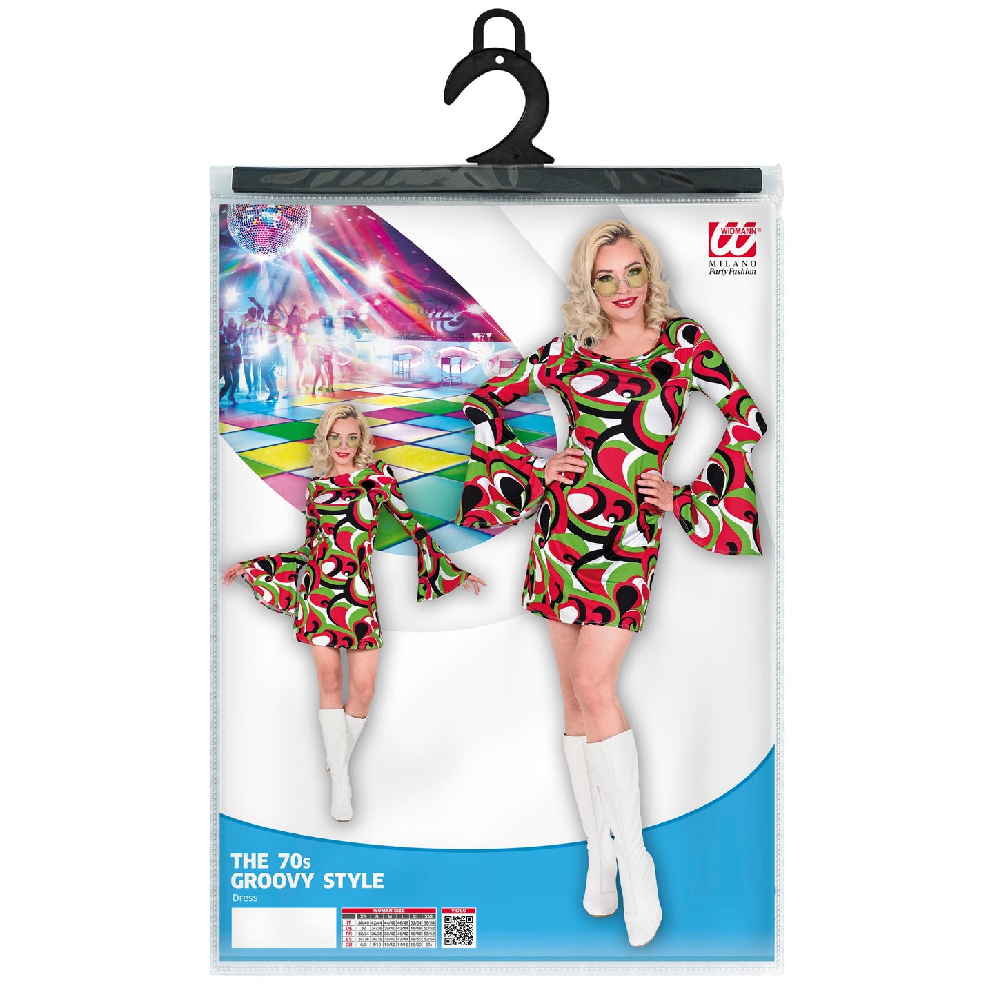 "THE 70s GROOVY STYLE - vintage waves" (Kleid) – Ansicht 5