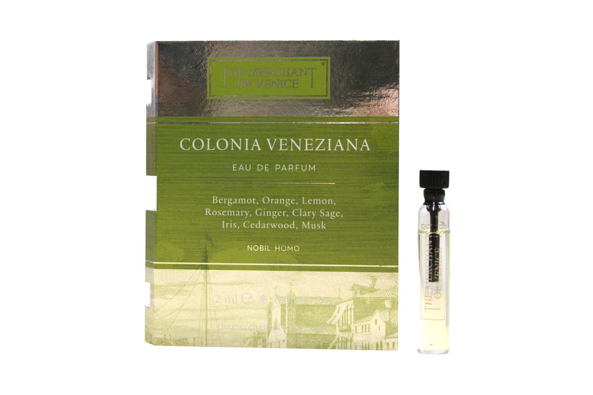 The Merchant Of Venice, Colonia Veneziana, Eau de Parfum, Für Männer, 2 ml Fläschchen