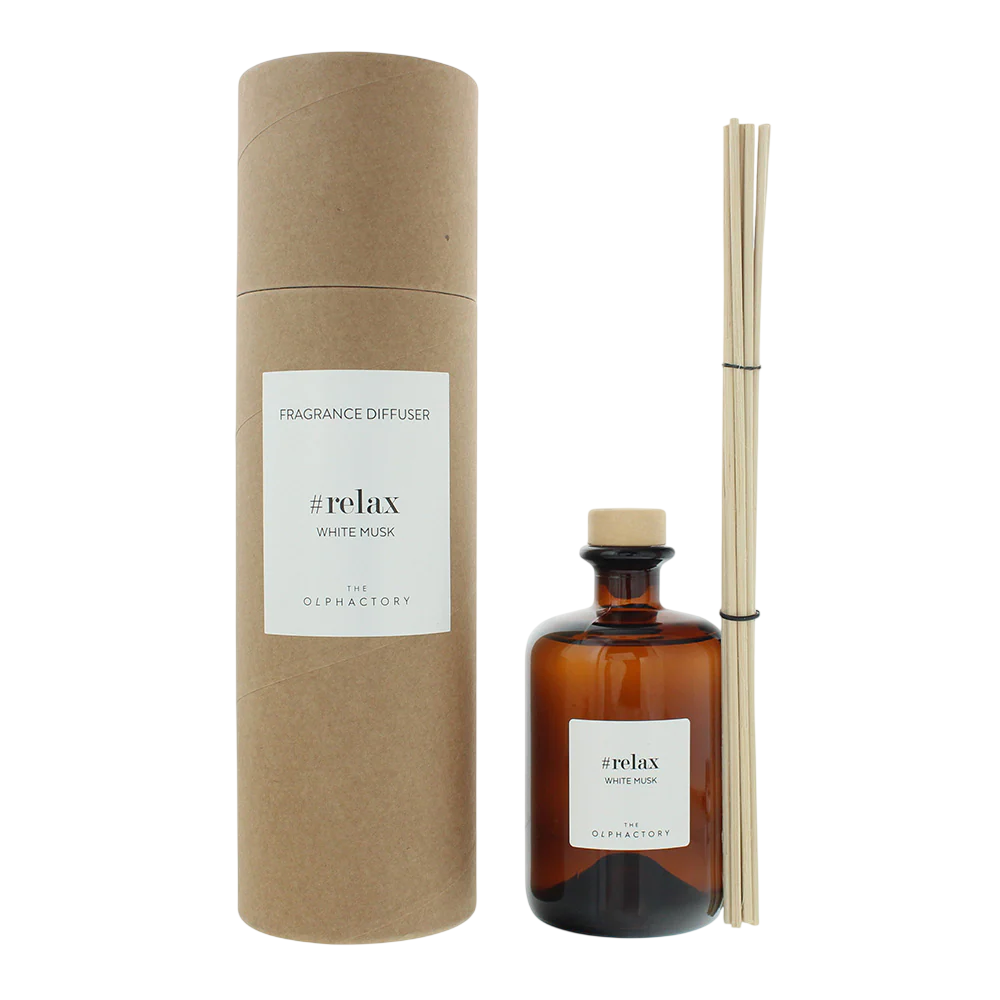 The Olphactory The Olphactory, Relax White Musk, Duftstäbchen, Aroma-Rattanstäbchen-Diffusor, 500 ml Regular