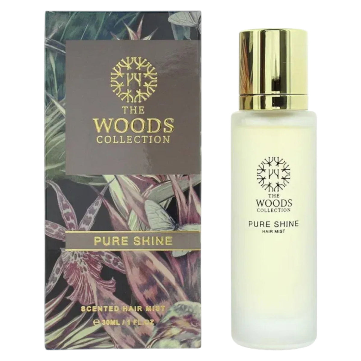 The Woods Collection, Pure Shine, Duftnebel für das Haar, Für Frauen, Ananas, 30 ml