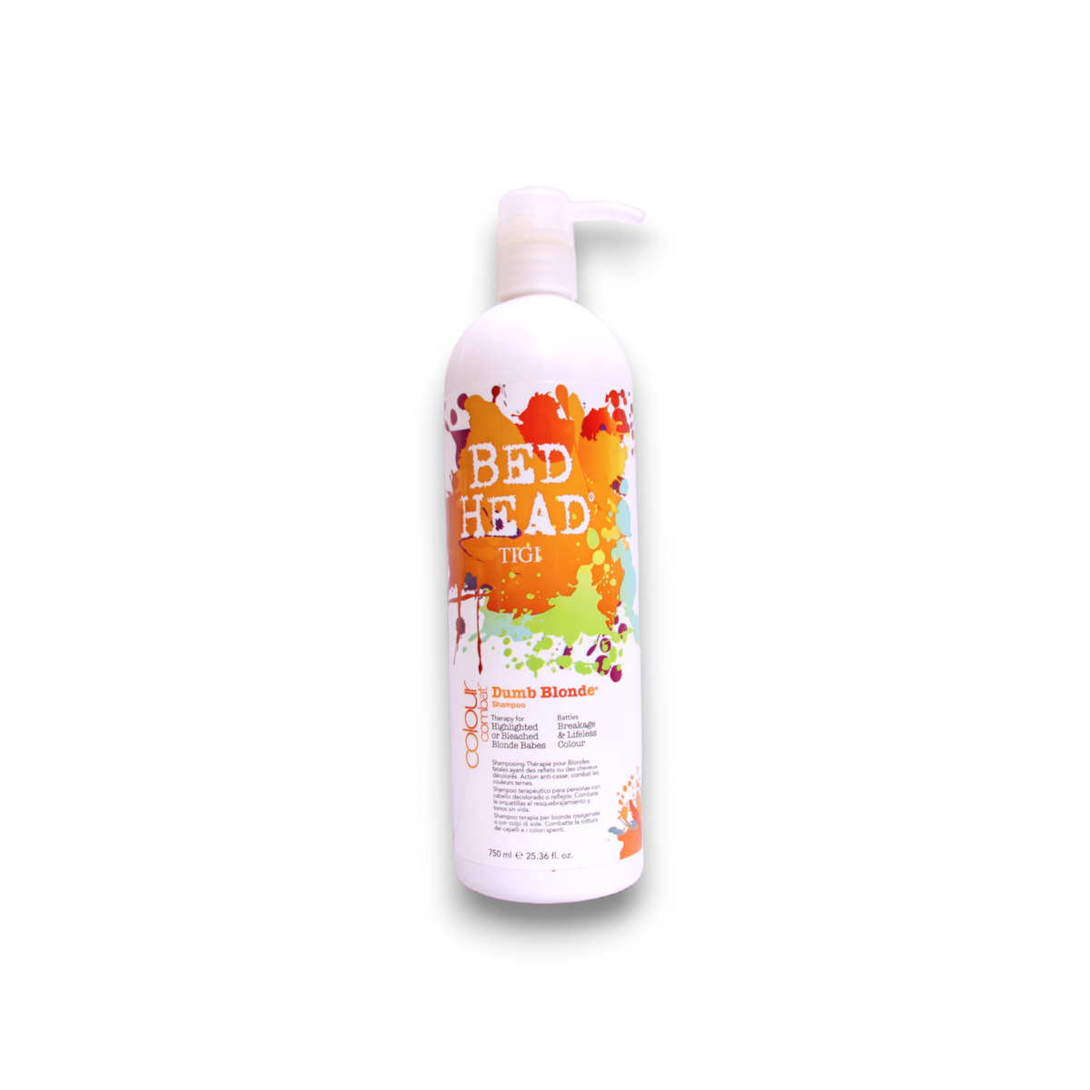 TIGI Bed Head Dumb Blonde Shampoo für Farbschutz 750 ml