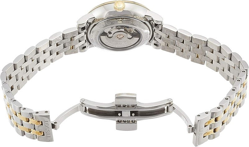 TISSOT CARSON AUTOMATIC T1222072203100 Date - Armbanduhr 30 mm Gold ansicht-3