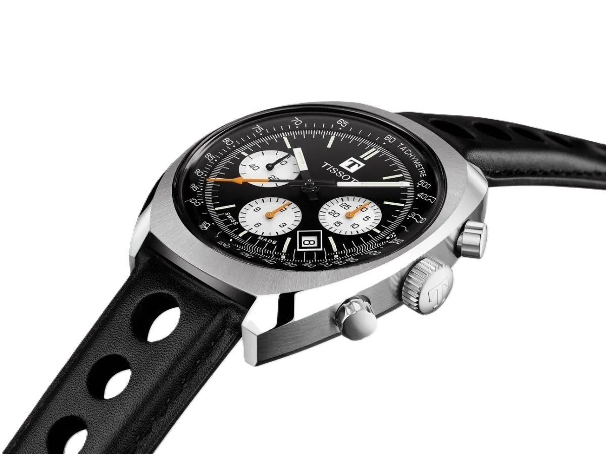 TISSOT HERITAGE 1973 T1244271605100 Chronograph Armbanduhr 43 mm ansicht-3
