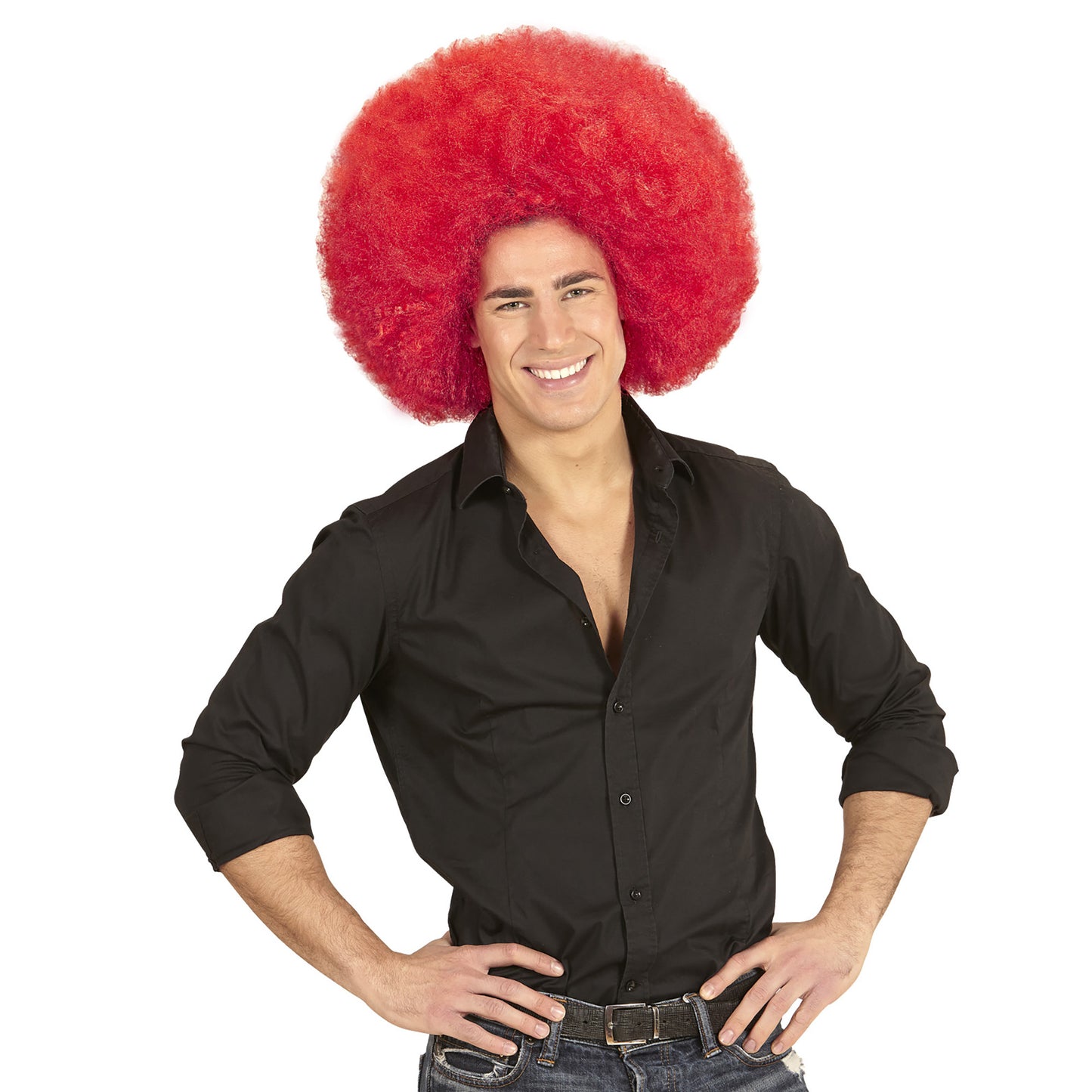 Top Quality "ROTE RIESEN AFRO PERÜCKE" in Polybag – Ansicht 5