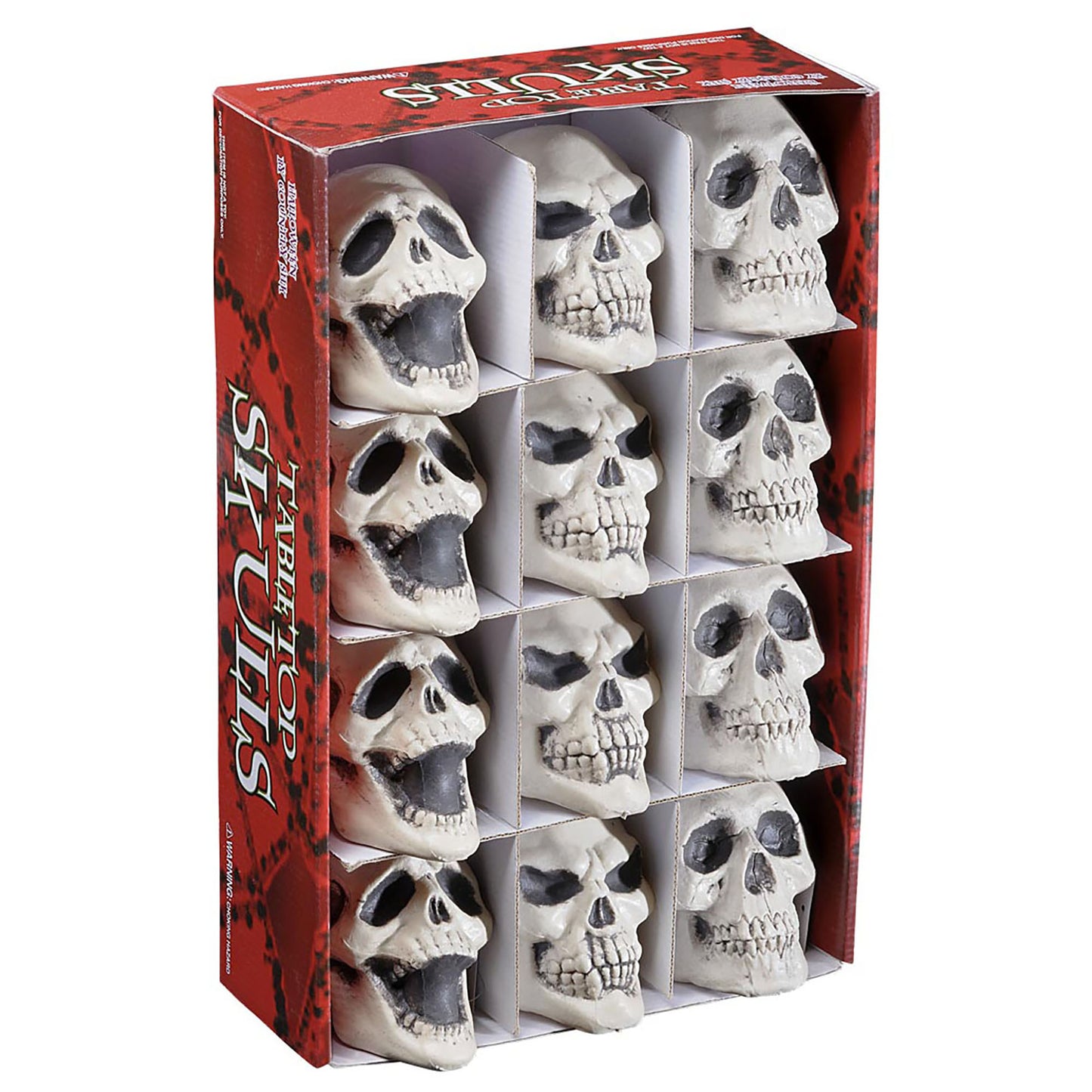 "TOTENKOPF" 12 Display Box - sort.in 3 Modellen - 12 cm – Detailansicht
