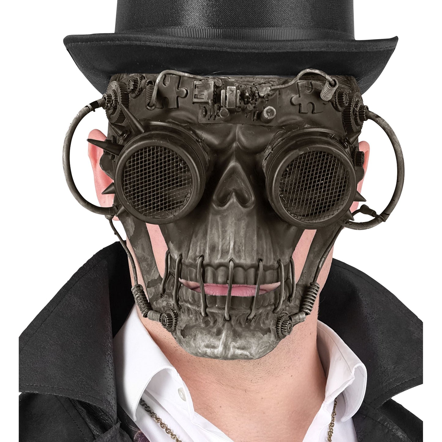 "TOTENKOPF STEAMPUNK MASKE" – Ansicht 5