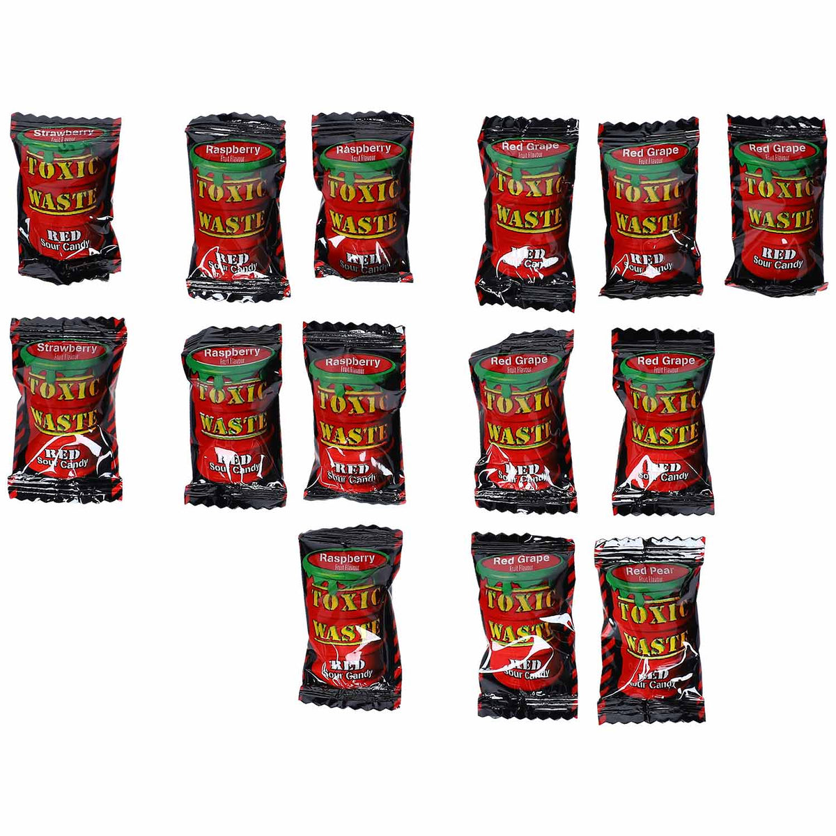 Toxic Waste Red Sour Candy 42 g in praktischer Kunststoff-Dose