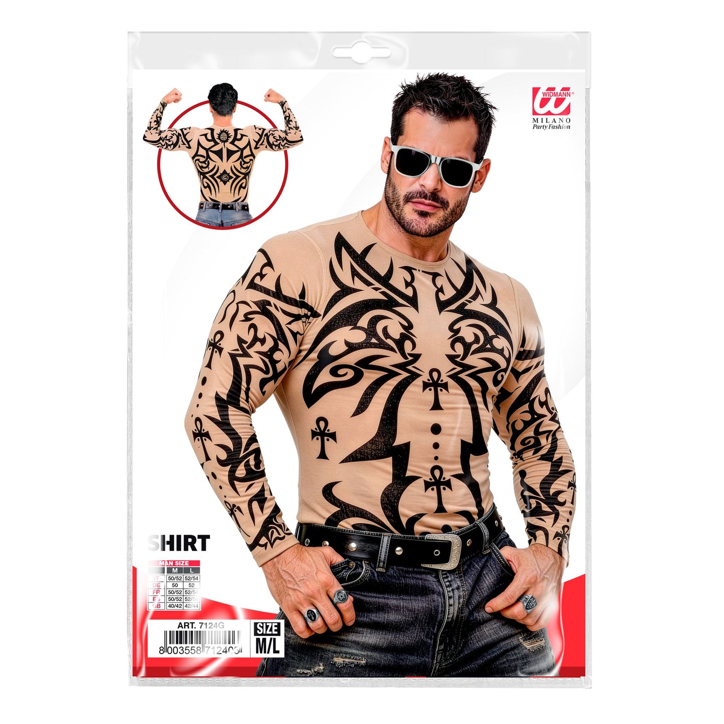 "TRIBAL TATTOOSHIRT" realistischer Effekt – Ansicht 3