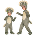 "TRICERATOPS" (Overall, Kapuze mit Kopf) – Vorderansicht