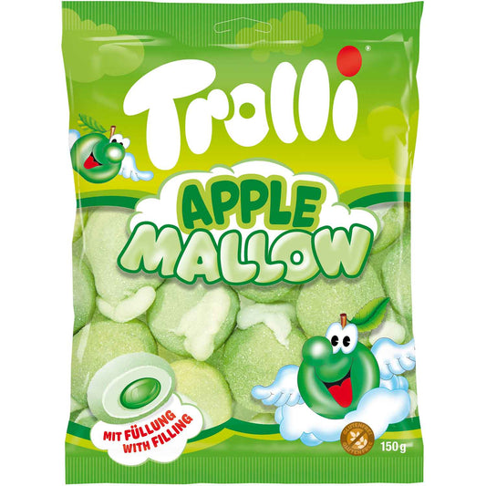 Trolli Apple Mallow 150g Extrasofte Schaumzucker Äpfel mit fruchtiger Füllung