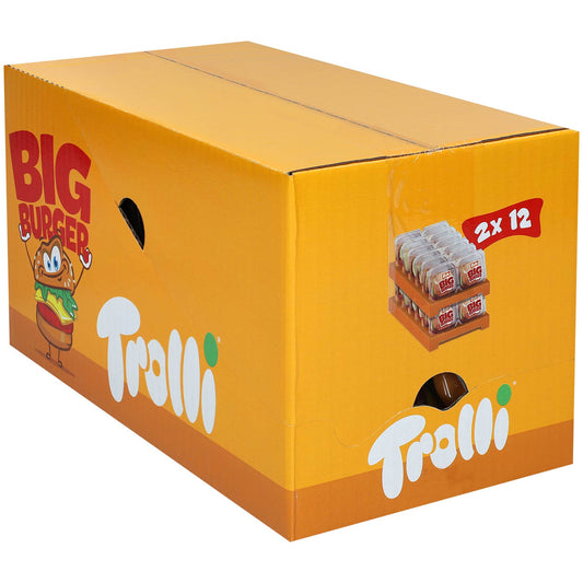 Trolli Big Burger Fruchtgummi 24x50g – Produktansicht
