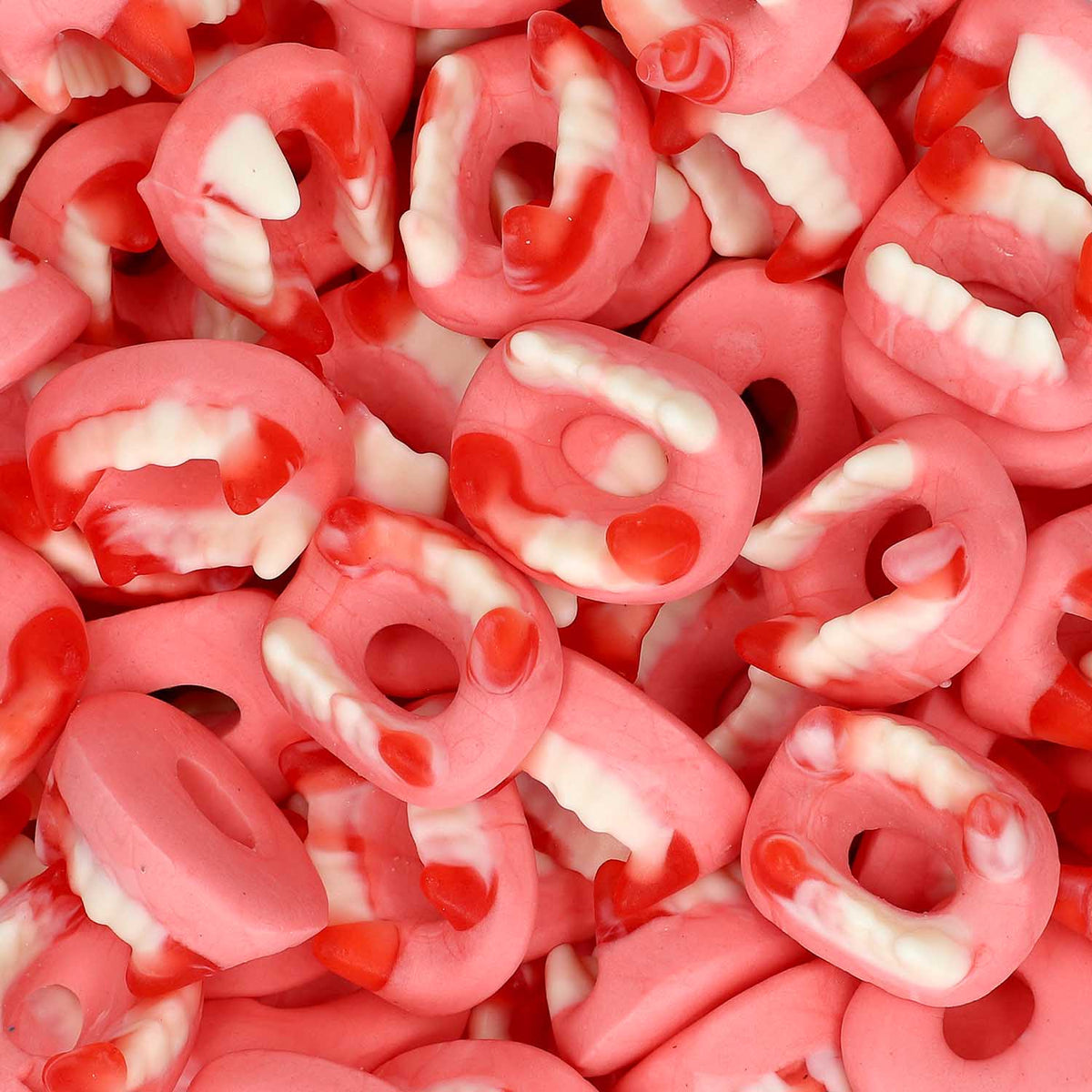 Trolli Dracula Fruchtgummi 150 Stück Erdbeer-Sahne 1050 g