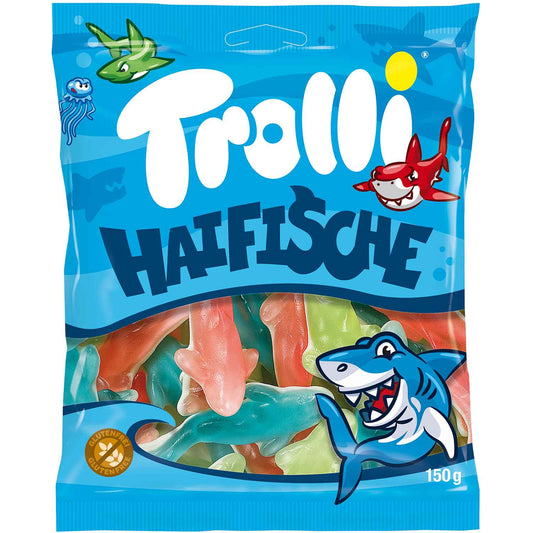 Trolli Haifische 150g Fruchtgummi Packung