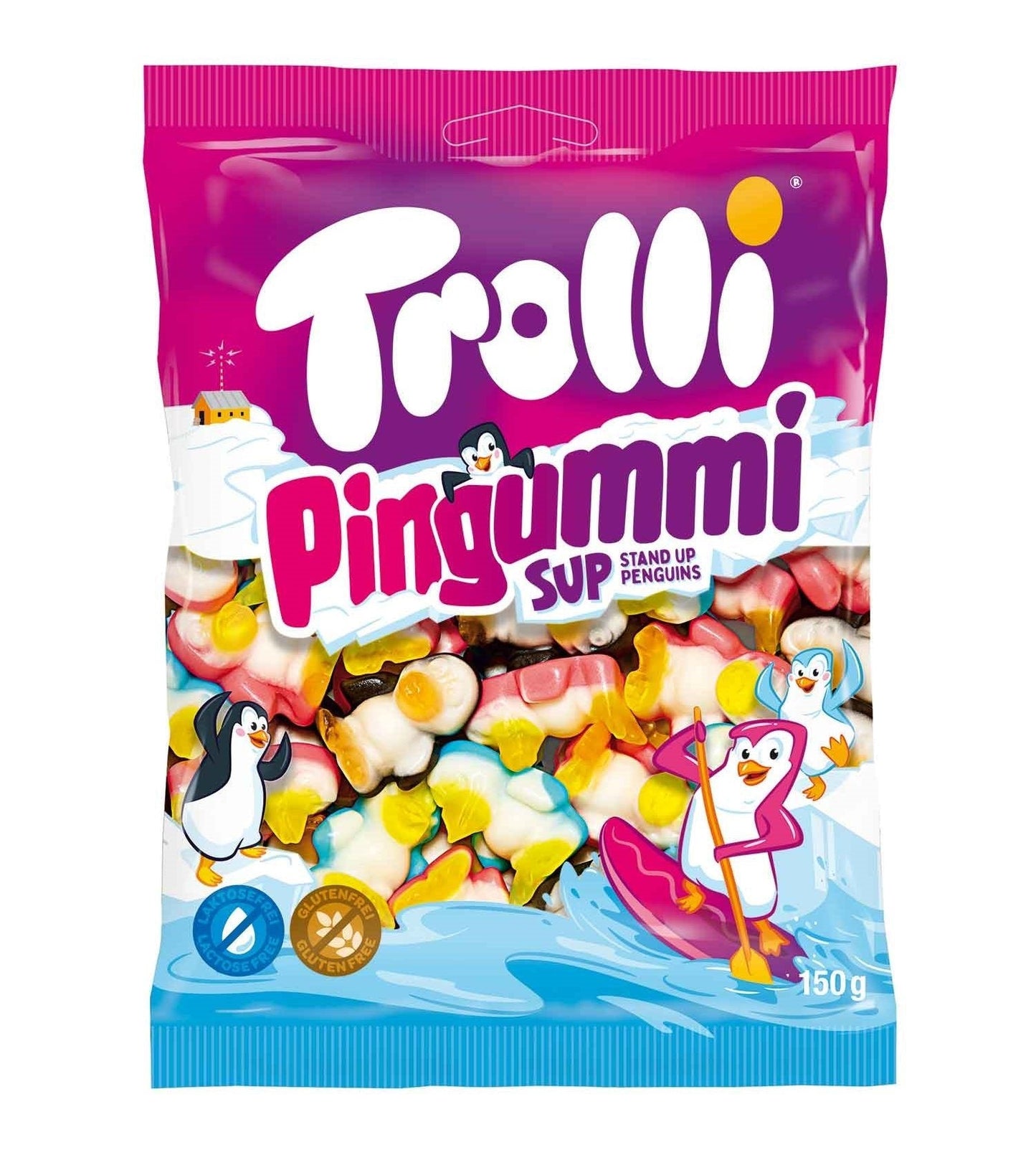 Trolli Pingummi 150g Pinguine Fruchtgummi Produktbild