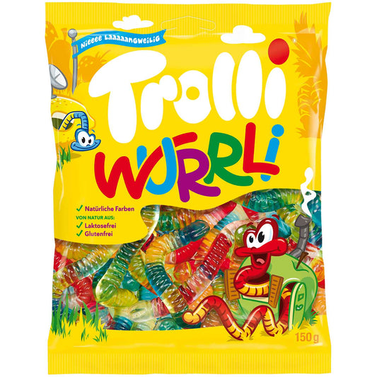 Trolli Wurrli 150g bunte Fruchtgummiwürmer
