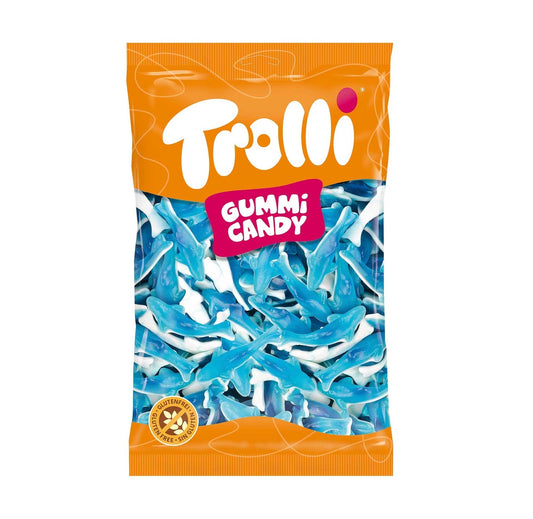 Trolli Haifische 1kg Schaumzucker Fruchtgummi Beutel