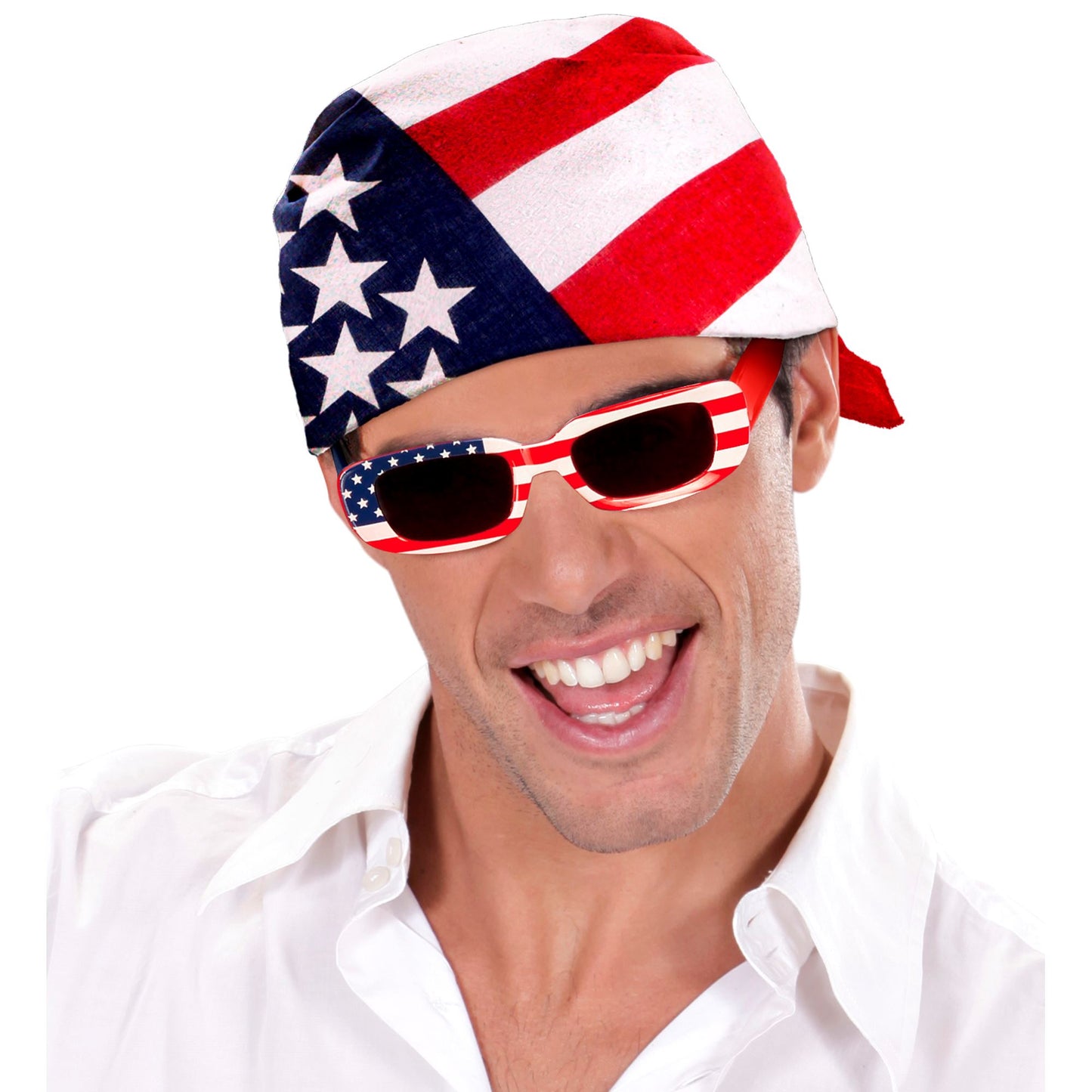 "U.S.A. BANDANA" 55x55 cm - 100% Baumwolle – Ansicht 5