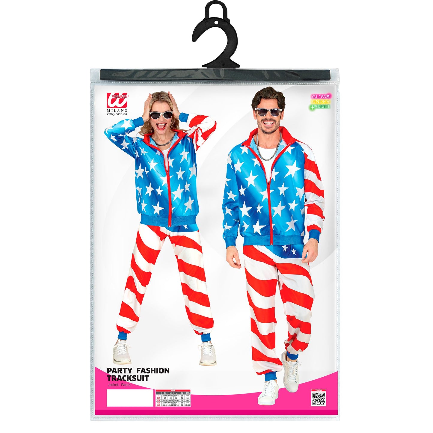 "U.S.A. PARTY FASHION TRAININGSANZUG" (Oberteil, Hose) – Ansicht 5