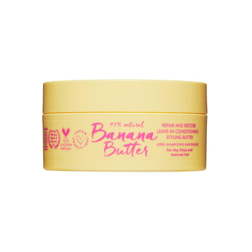 Umberto Giannini, Banana Butter, Leave-In Conditioner, Repairing & Defrizzing, 200 ml