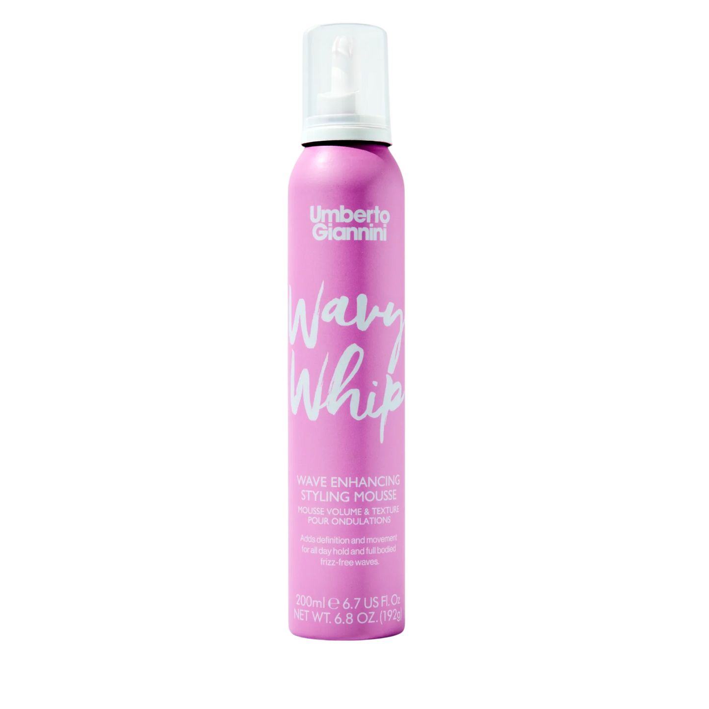Umberto Giannini, Wavy Whip, Haarstyling-Mousse, Volumizing & Texturizing, Mittel, 200 ml