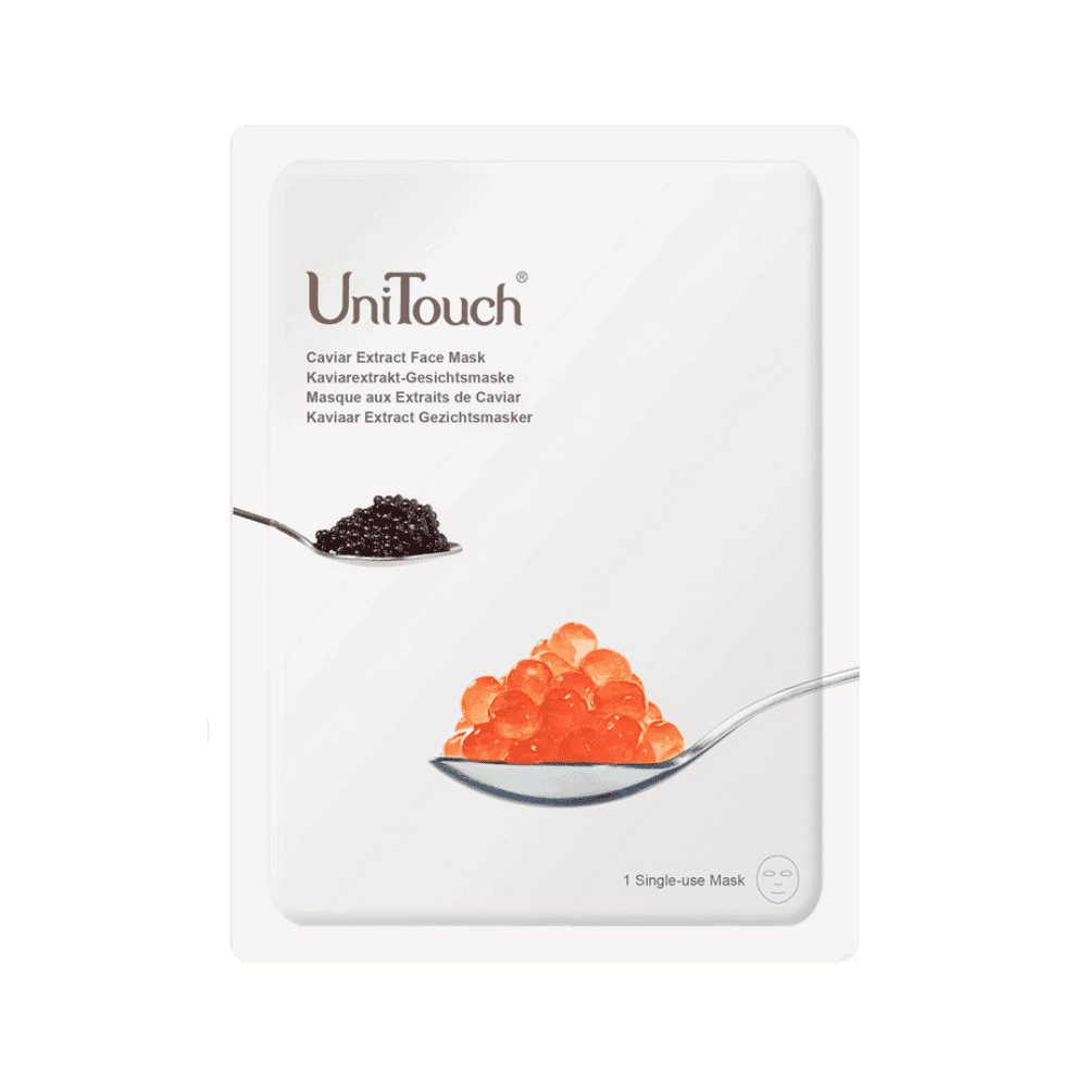 UniTouch, Bio-Cellulose, Kaviarextrakt, Anti-Aging, Gesichtsmaske, Für das Gesicht, 23 ml *Tester
