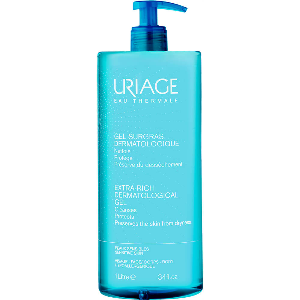 Uriage, Eau Thermale Surgras, Reinigungsgel, 1000 ml