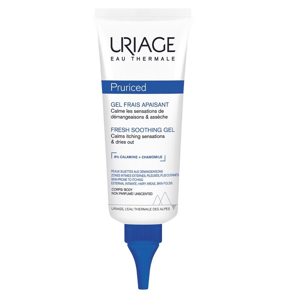 Uriage, Pruriced, Gegen Juckreiz, Gel, Für Gesicht & Körper, 100 ml