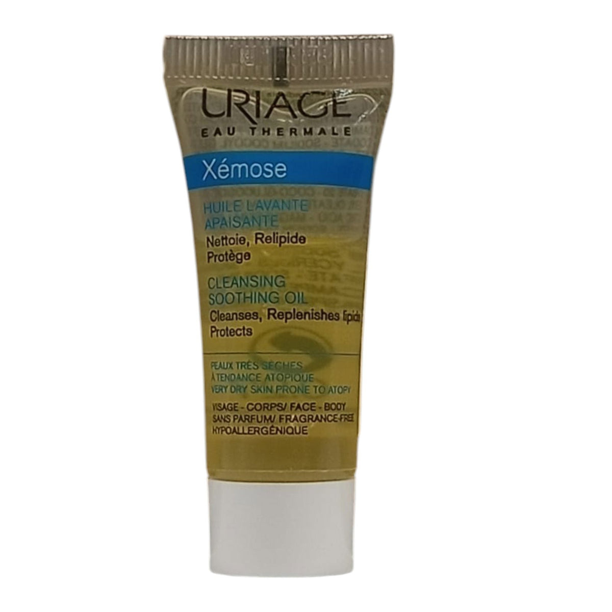 Uriage, Xemose, Sheabutter, Beruhigend, Reinigungsöl, Für Gesicht & Körper, 8 ml *Muster