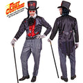 "VAMPIR FAST COSTUME" (Oberteil, Hose, Hut, Jabot) – Vorderansicht