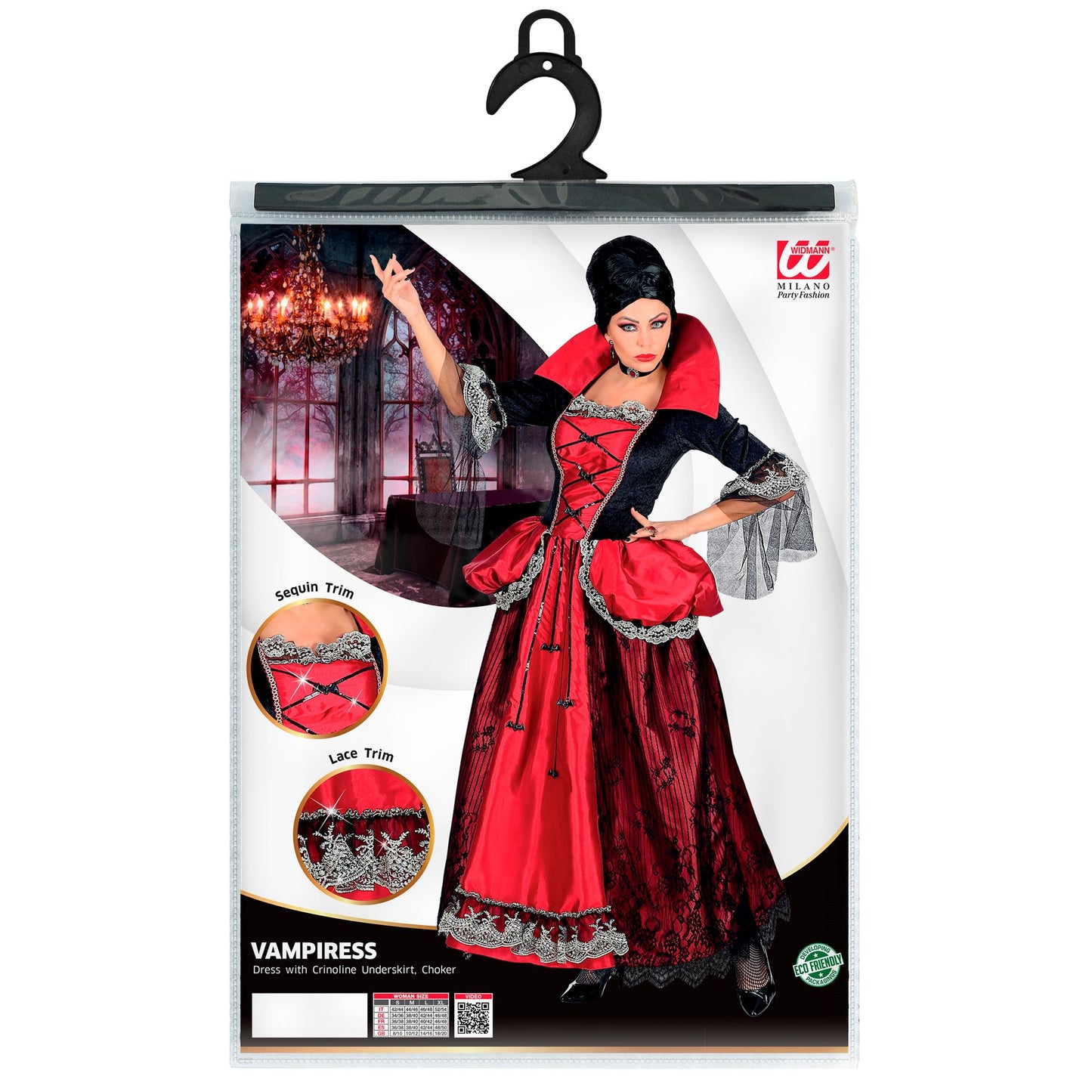 "VAMPIRIN" (Kleid mit Unterrock & Reifrock, Halsband) – Ansicht 5