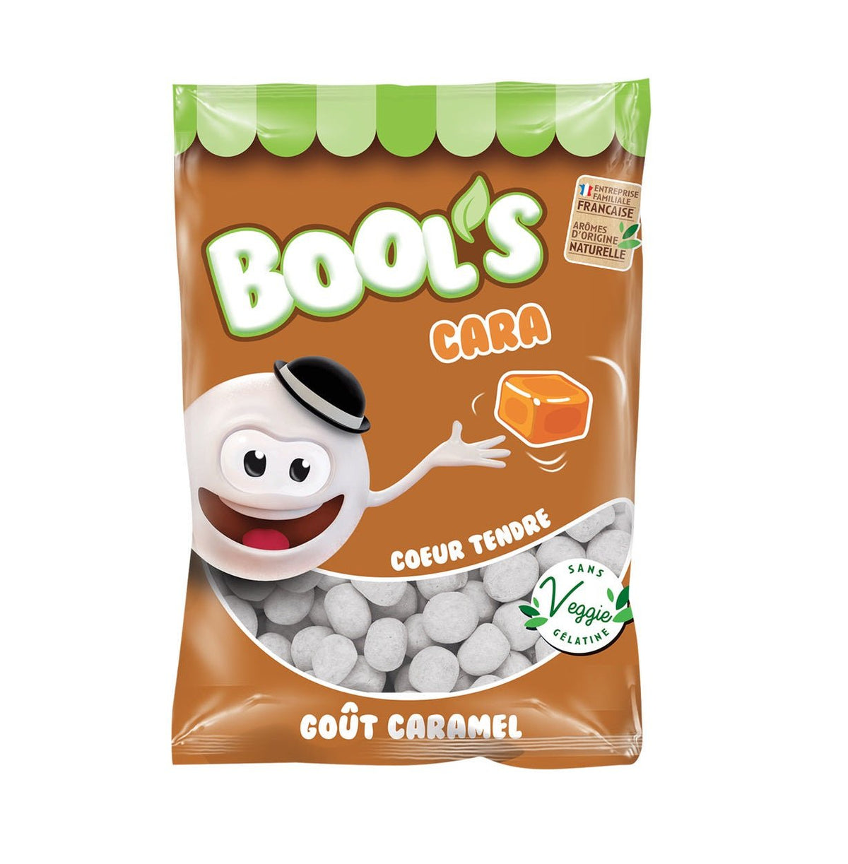 Verquin Kara Bool Maxi Kaubonbon Caramel 200 g Weiche Karamell-Bonbons
