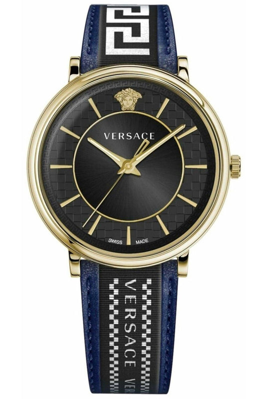 VERSACE V-CIRCLE VE5A01521 Only Time Armbanduhr 42 mm Gold