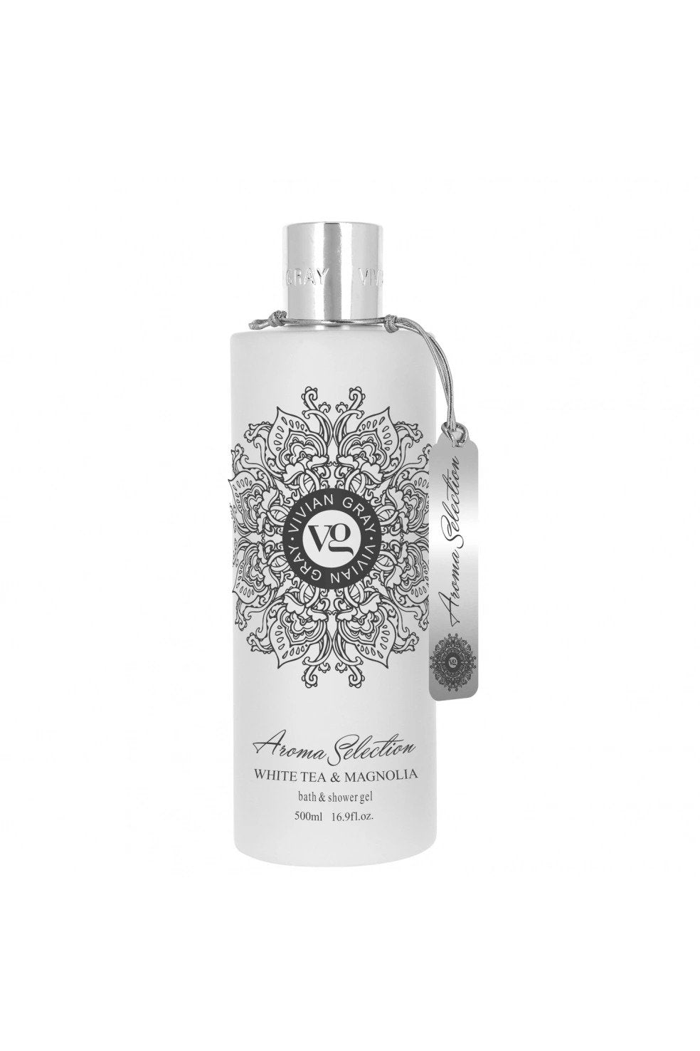Vivian Gray, Aroma Selection, Weißer Tee & Magnolie, Weichmachen, Duschgel, Für alle Hauttypen, 500 ml