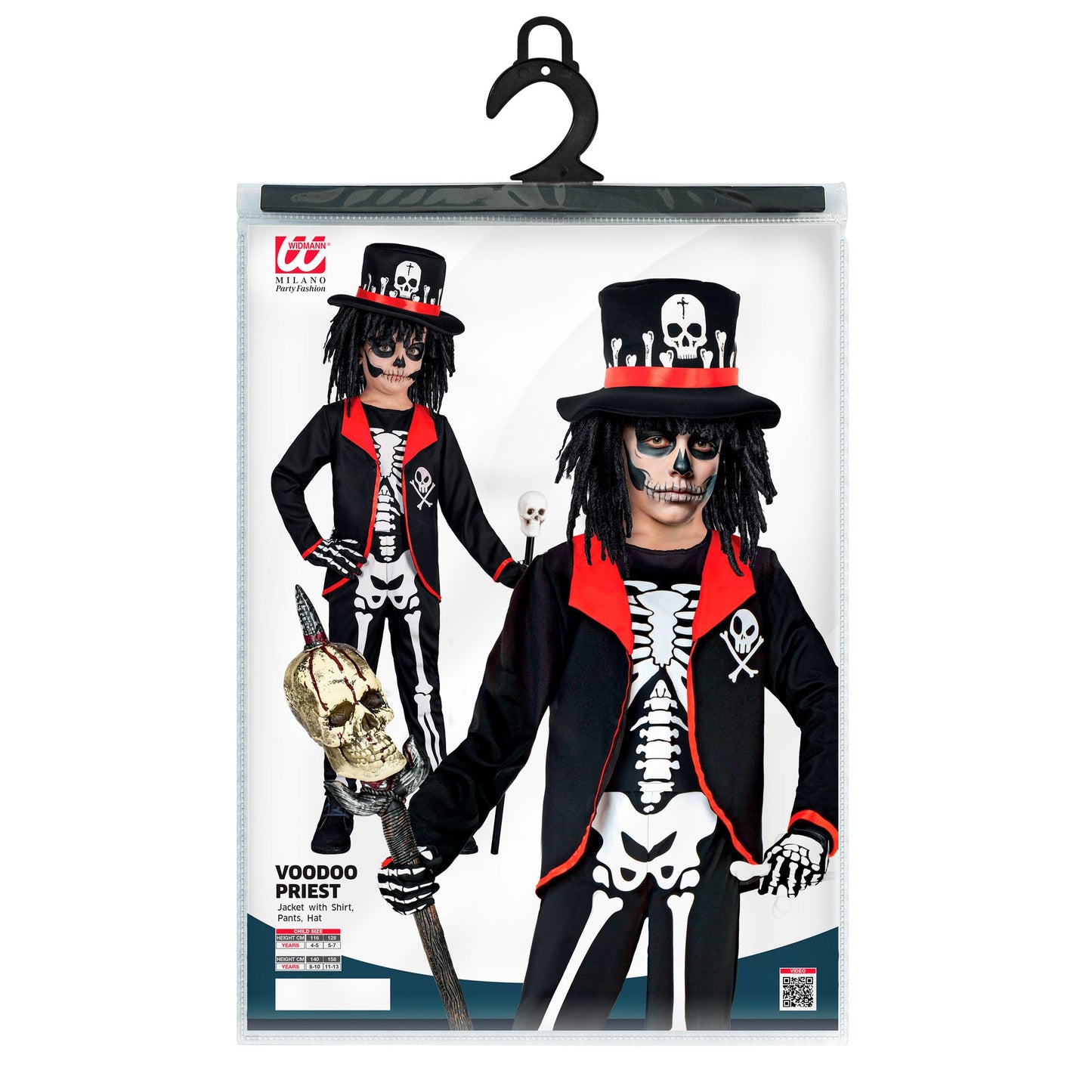 "VOODOO PRIESTER" (Jackett mit Hemd, Hose, Hut) – Ansicht 5