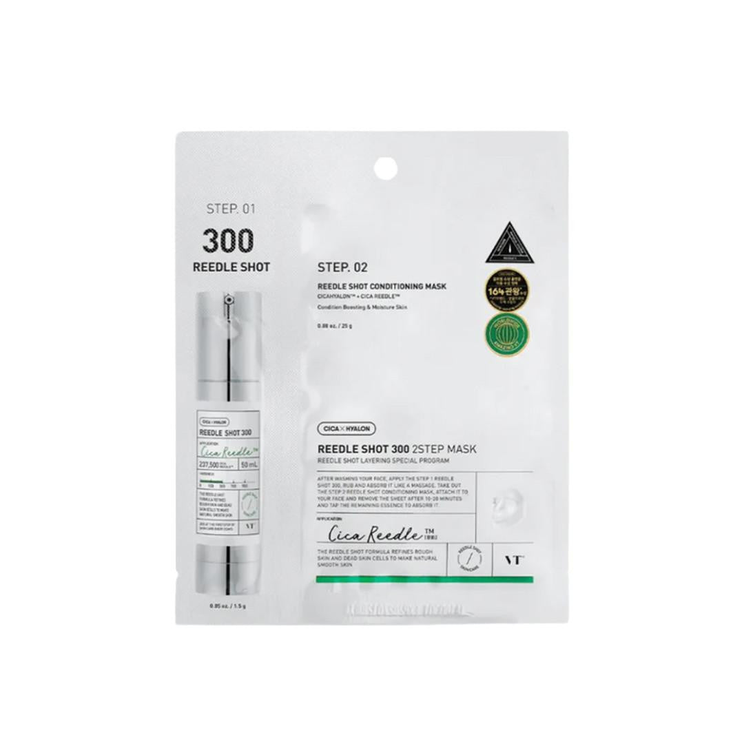 VT Cosmetics, Reedle Shot 300 2 Step, Aufhellung, Gesichtsmaske, Für das Gesicht, 26.5 g