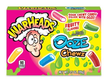 Warheads Ooze Chews saure Fruchtgummis 99 g Beutel