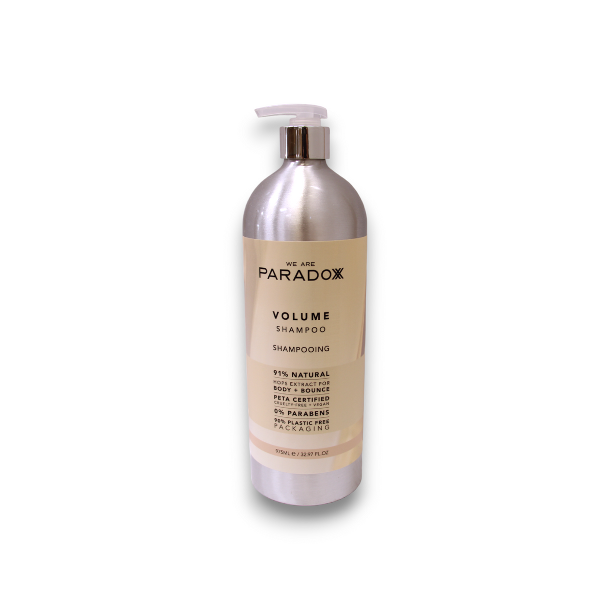 We are Paradoxx, Volume, Hopfenextrakt, Haarshampoo, Glättet & Volumen, 975 ml