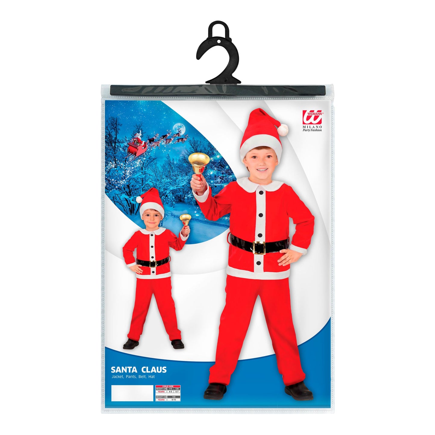 "WEIHNACHTSMANN" aus Flanell (Kasack, Hose, Gürtel, Hut) – Ansicht 4